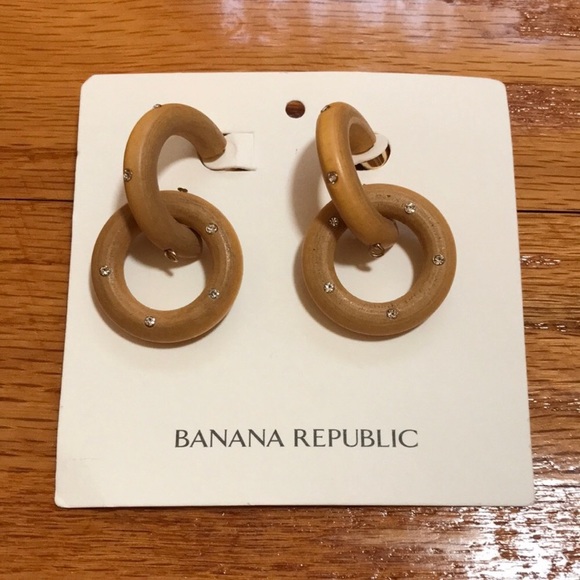 Banana Republic Jewelry - Banana Republic Double Hoop Earrings (Brand New)